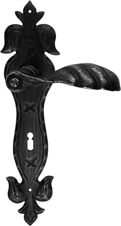 Hager Zierbeschläge Poignée de porte 140mm partie trou 8mm (Garniture de plaque de porte)