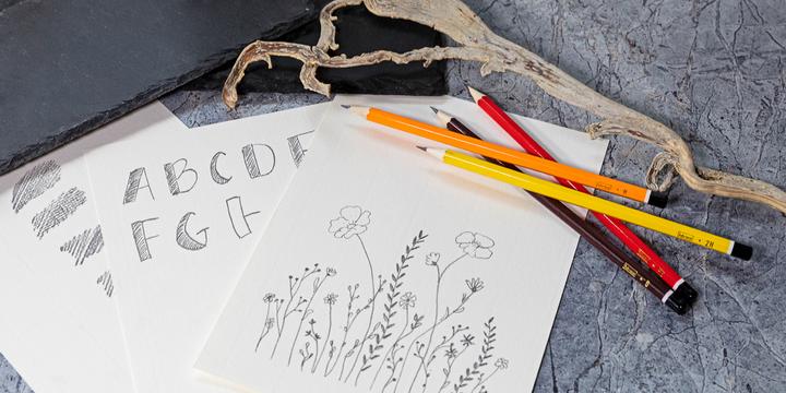 Productafbeelding Idena Potlood 4s H/HB/B/2H FSC100% (B, H, 2H, HB, 4 x)