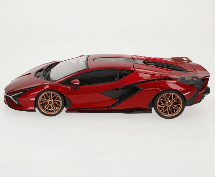 Actual product image Bburago Diecast 1:18 Hobby Car Lamborghini Sian FKP 37 Red Ages 3+ 18-11046