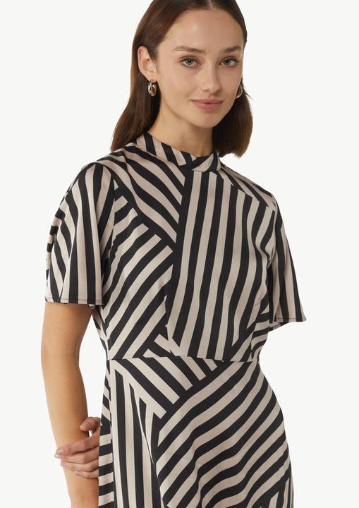 Image du produit Comma Kleid Gemustertes Midikleid aus Satin (36)