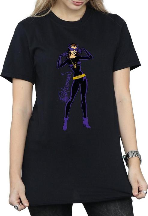 Produktbild Catwoman Happy Pose Baumwolle Boyfriend TShirt (L)