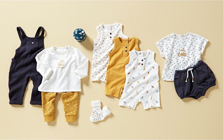 Actual product image La Redoute Collections Waffle Pique Dungarees (74)