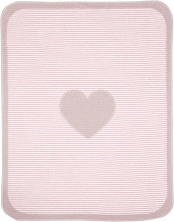 Produktbild David Fussenegger Babydecke 'Herz' (70 x 90 cm)