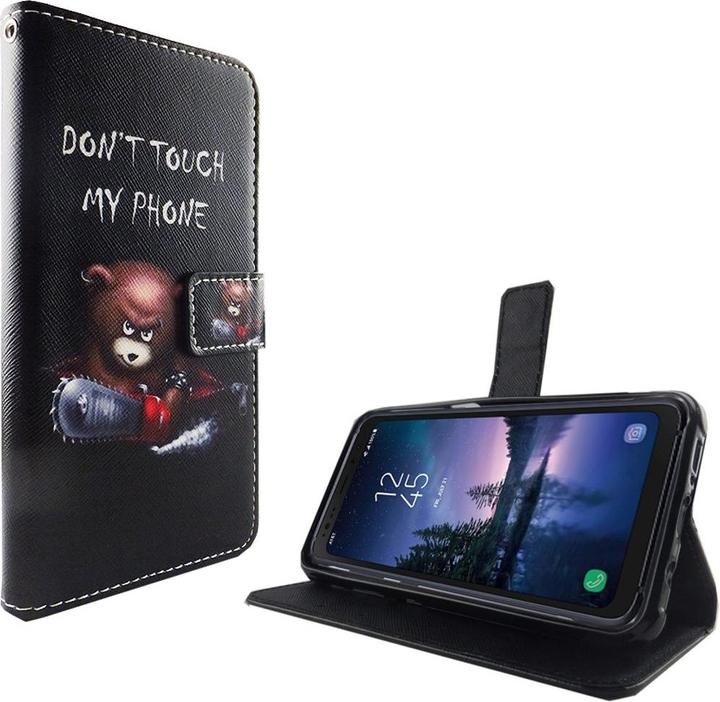 Produktbild König Design Hülle Handy Schutz für Samsung Galaxy S8 Active Case Cover Tasche Wallet Etui (Samsung Galaxy S8 Active)