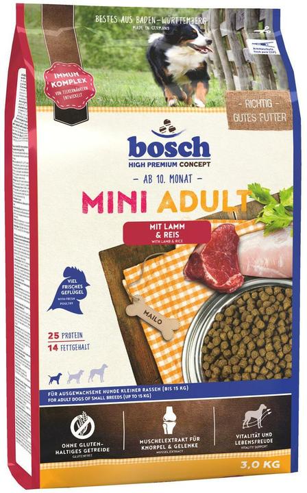 Bosch Petfood Mini Adult (Adult, 1 Stk., 3000 g)