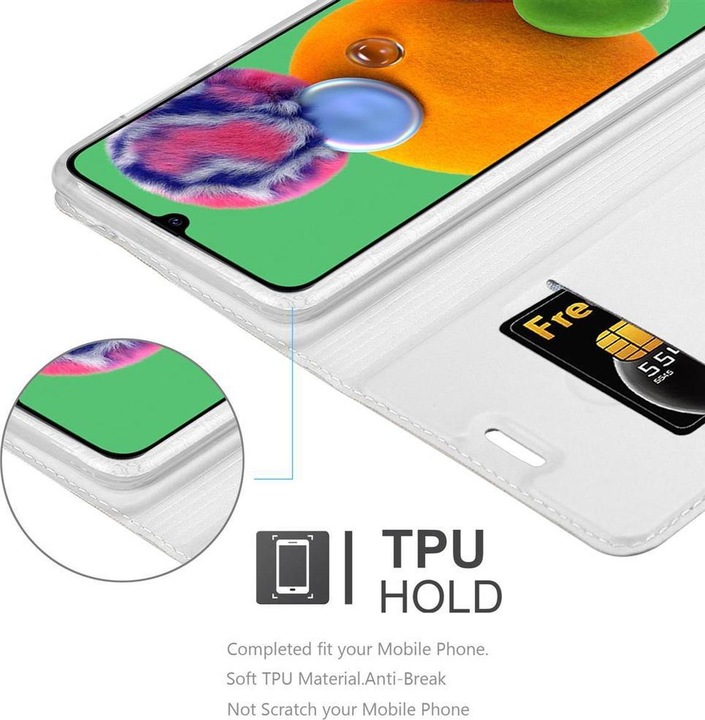 Actual product image Cadorabo Book Classy Style Cover (Samsung Galaxy A90 5G)