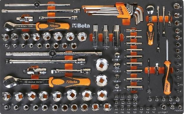 Actual product image BETA 024500871 M105 Flexible vorgeformte Einsätze mit Werkzeugsortiment