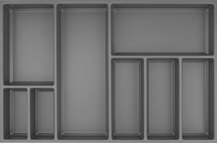 Actual product image Agoform Sky cutlery organiser cutlery tray 720x53x473mm slate grey plastic