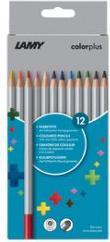 Immagine prodotto Lamy Matite colorate triangolari colorplus, confezione da 12 matite ergonomiche a forma triangolare (12 colori, 12 x)