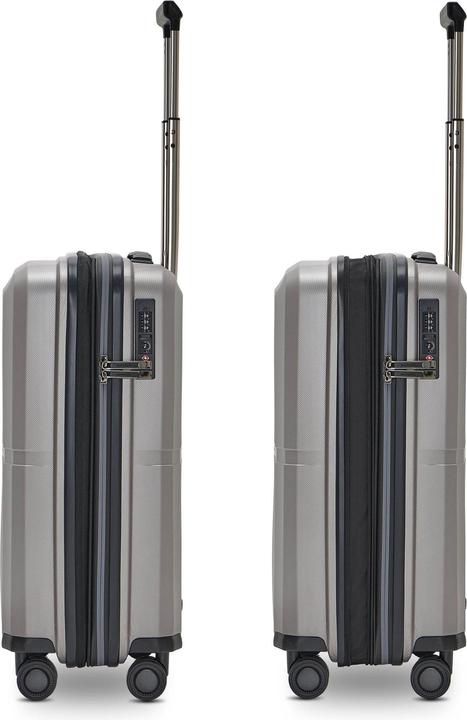 Image du produit Pactastic Collection 01 Trolley cabine 4 roues 55 cm avec soufflet d'extension (42 l)