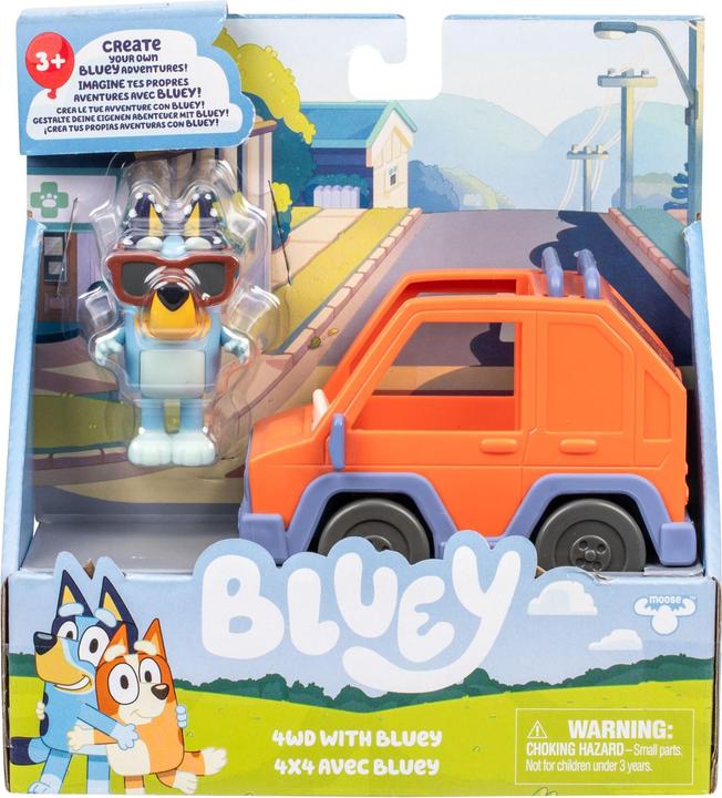 Actual product image Bluey Auto 4X4 Mit Figur