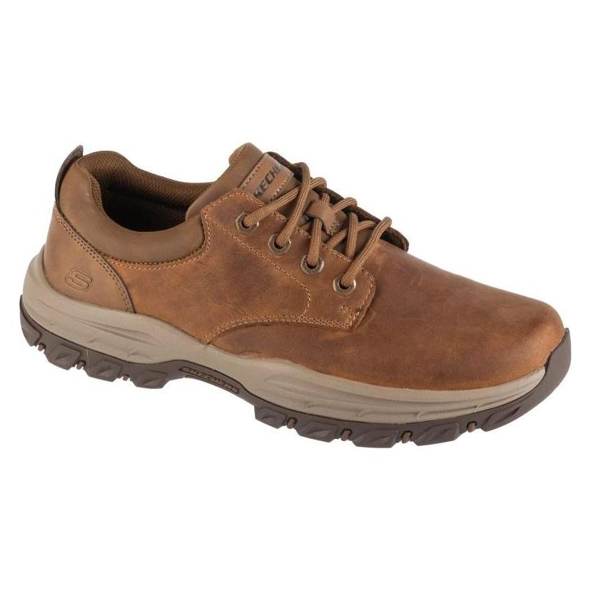 Skechers, Mannen, Sneakers, Knowlson-Leland, Beige, Bruin, (44)