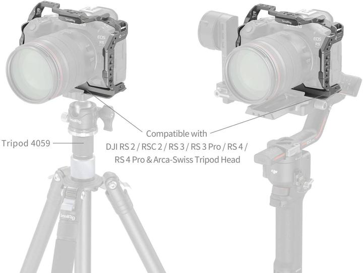 Produktbild SmallRig 4977 HawkLock Quick Release Cage for Canon EOS R5 Mark II (Cage)