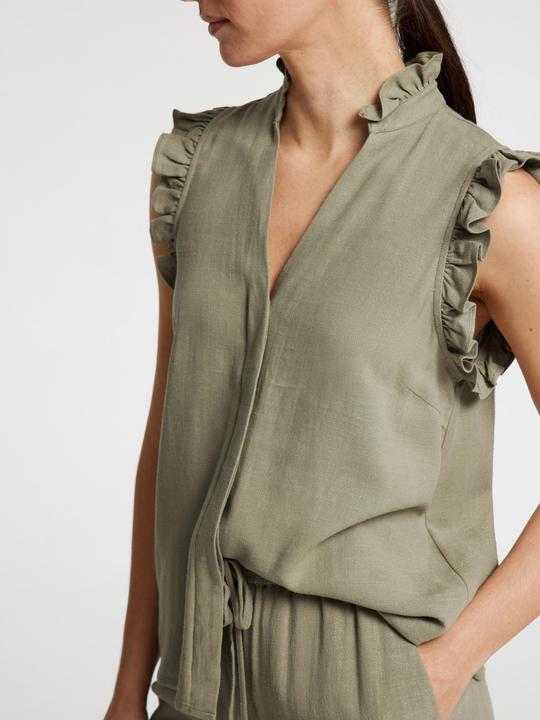 Produktbild Selected Femme Slfviva Sl Ruffle Top Noos (38)