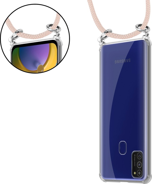 Produktbild Cadorabo TPU Handy Kette SILBER Cover