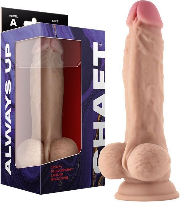 Produktbild Shaft Model A Straight Flexiskin Double Layered Realistic Extremely Soft Dildo with Balls Sex Toys L