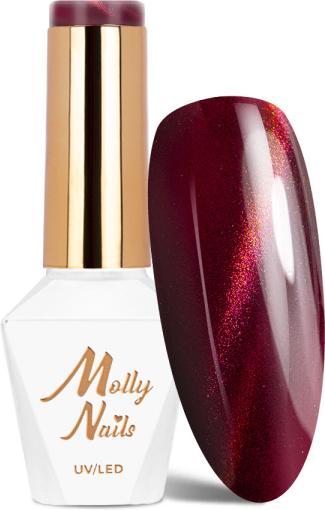 Molly Nails Gellack Cat Eye Velvet Ruby UV/LED (UV-Gel Lack)