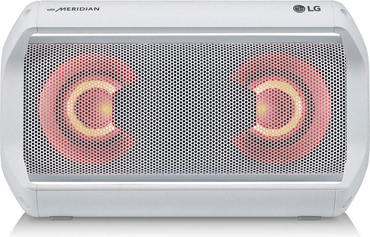 Immagine prodotto LG Altoparlante Bluetooth PK5W Bianco (18 h, Batteria ricaricabile, Corrente elettrica)