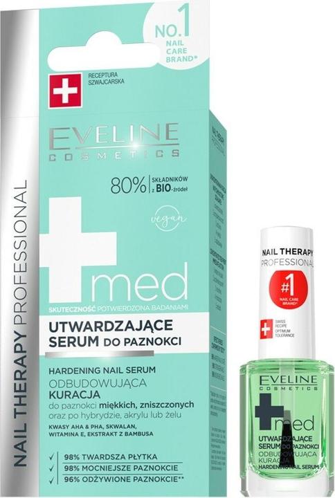 Eveline Nail Therapy Professional Med+ Nail Hardening Serum 12ml (12 ml)