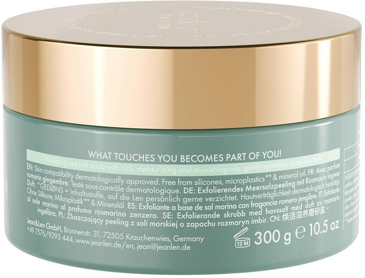 Produktbild Jean & Len Salt Scrub Rosemary/Ginger, 300 g (300 ml)