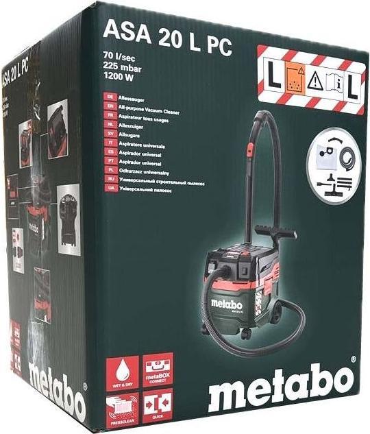 Actual product image Metabo ASA 20 L PC (Wet dry vacuum cleaner)