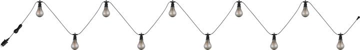 Globo LED Lichterkette Kunststoff Schwarz, 10xled (7.50 m)