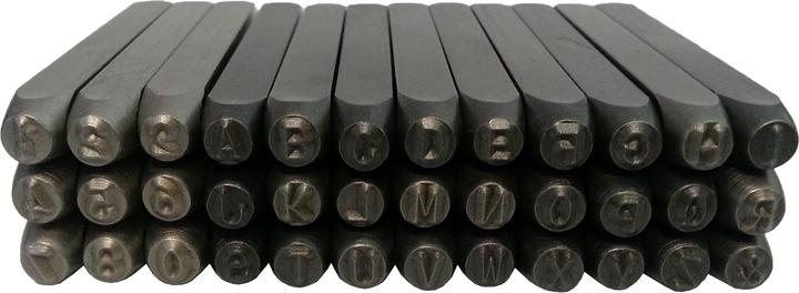 Paulimot Schlagzahlen-Set 36-teilig, Schrifthöhe: 3 mm