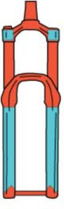 Actual product image Ride Wrap Covered Protection - MTB Fork Kit