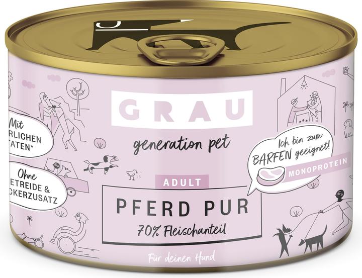 Image du produit Grau Nourriture humide pour chiens (Adulte, 6 pcs, 200 g)