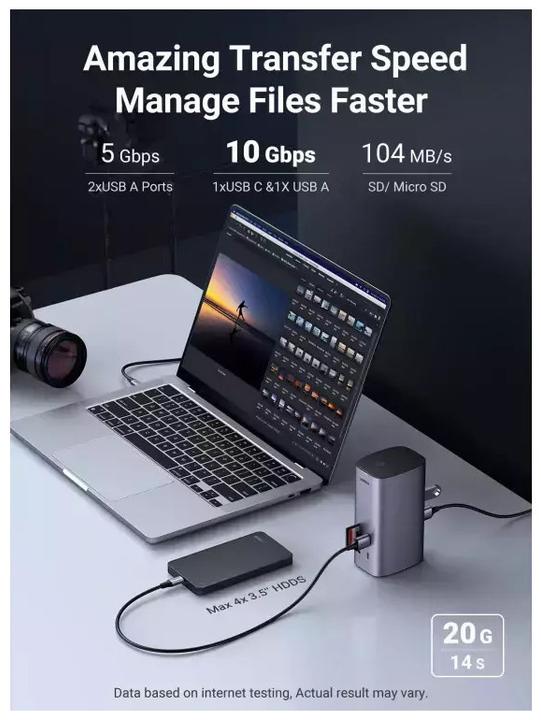 Produktbild Ugreen Multi (USB-C, 12 Ports)