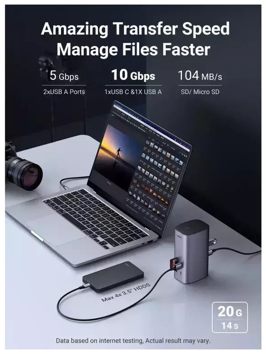 Produktbild Ugreen Multi (USB-C, 12 Ports)