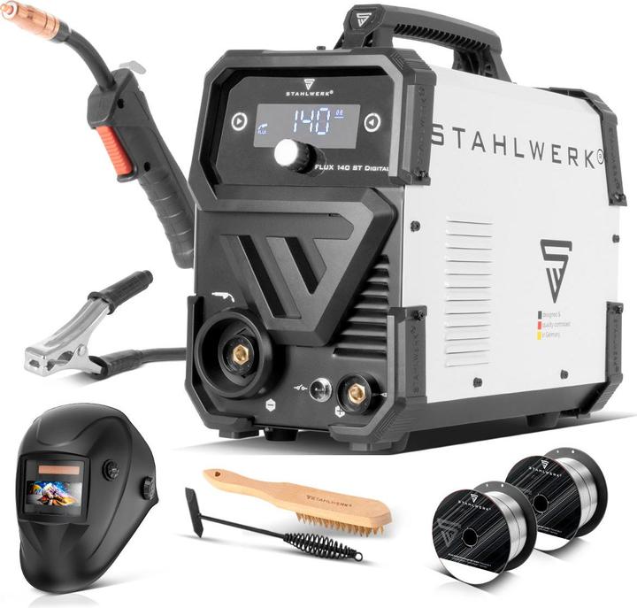 Stahlwerk FLUX 140 ST Digital welding machine with 140 A full equipment, Lift-TIG