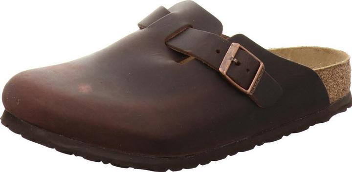 Birkenstock Nubuck de Boston huilé en cuir Étroit