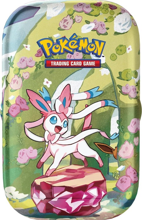 Actual product image Pokémon Prismatic Evolutions (German, Tin)