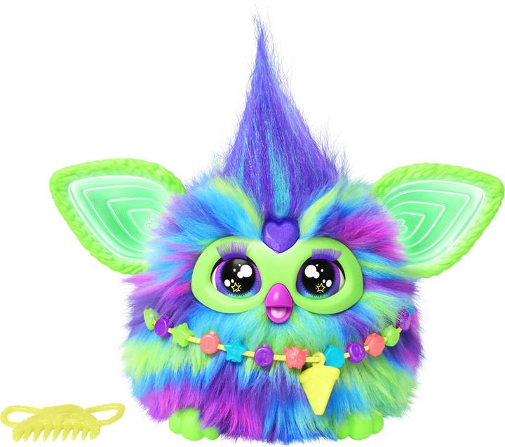 Produktbild Furby Galaxy Edition, Glow in The Dark, 15 Fashion Accessories, Interactive Plush Toys for 6 Year Ol (19.05 cm)