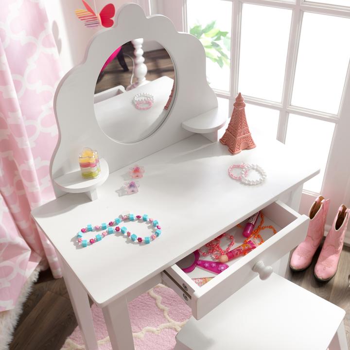 Produktbild KidKraft Mittlere Eitelkeit und Hocker (Kinderhocker)