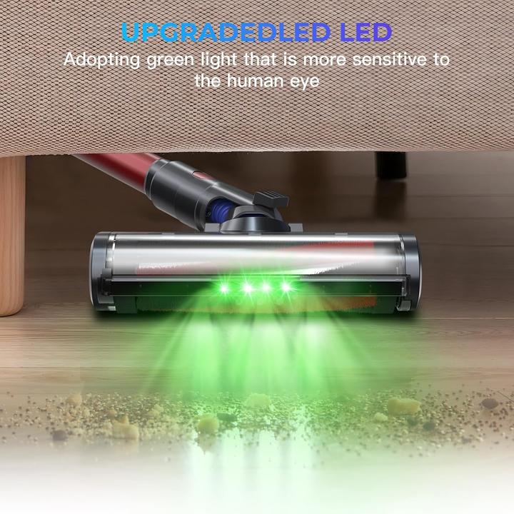 Actual product image Evary Bürstenkopf für Dyson V7-V15 Staubsauger mit LED