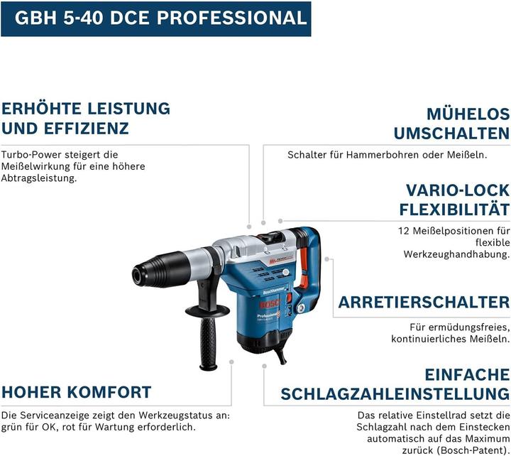 Image du produit Bosch Professional Gbh 5-40 Dce