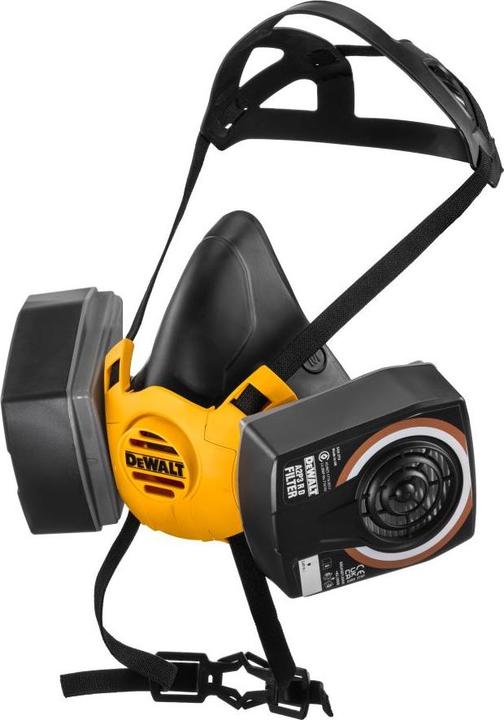 DeWalt DXIR1HMLA2P3 Lichtgewicht Halfgelaatsmasker met A2P3 filters - Maat L