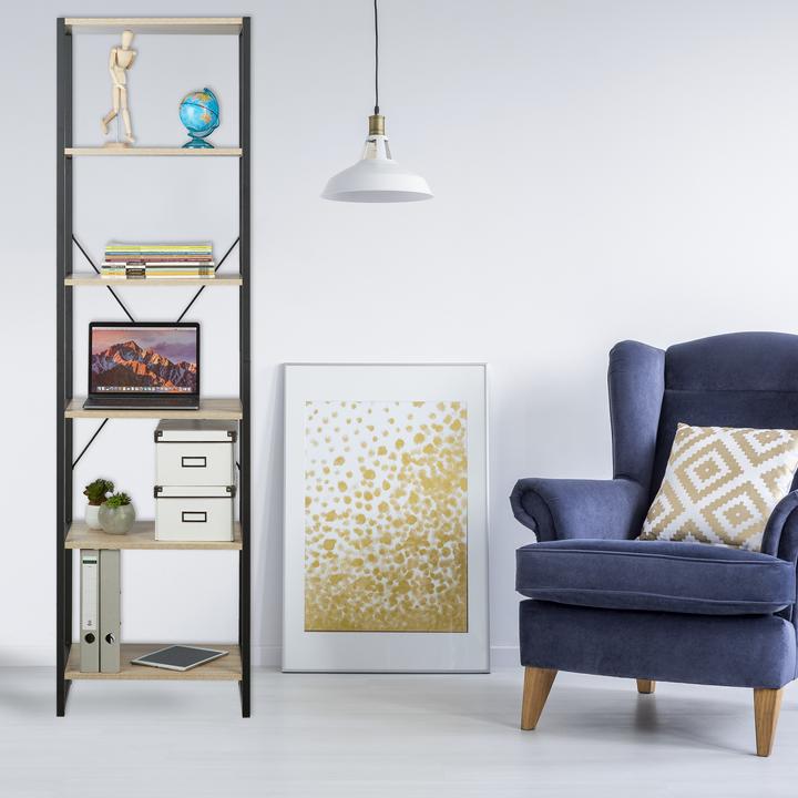 Productafbeelding Relaxdays Rechtopstaande plank (50 x 35 x 180 cm)