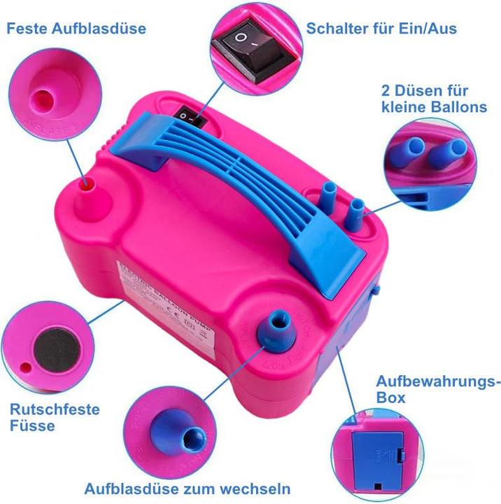 Actual product image Hermex Electric Balloon Air Pump Balloon Pump