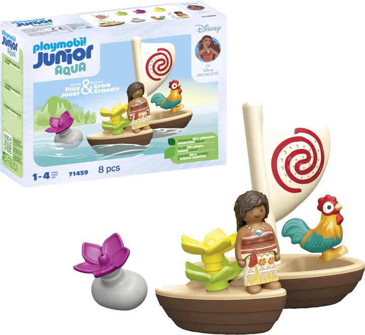 Image du produit Playmobil 1.2.3 & Disney : Vaiana Catamaran (71459, Playmobil Junior)