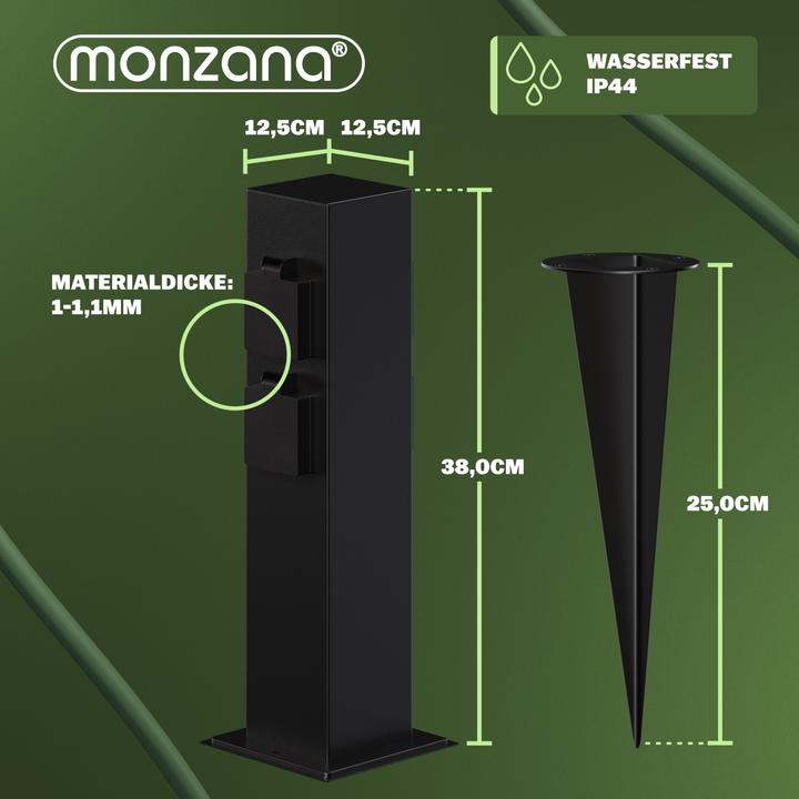 Produktbild Monzana Gartensteckdose