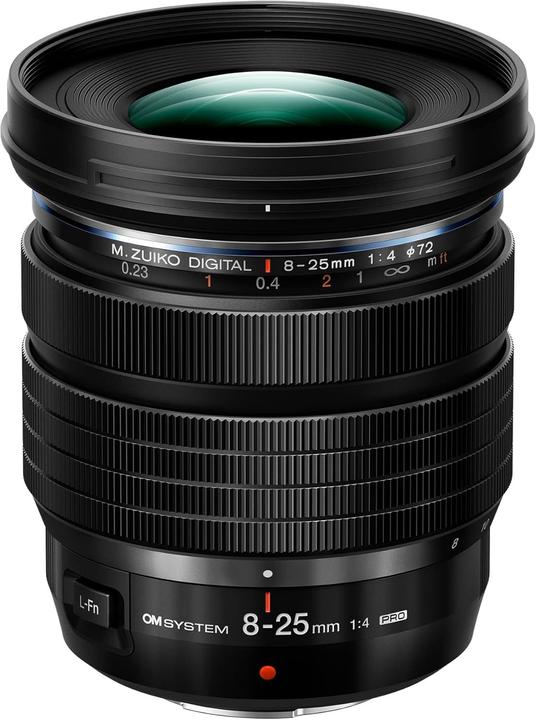 Olympus OM-systeem m.Zuiko digitale 8-25mm F4 Pro (Micro Vier Derde, Micro Vier Derde)