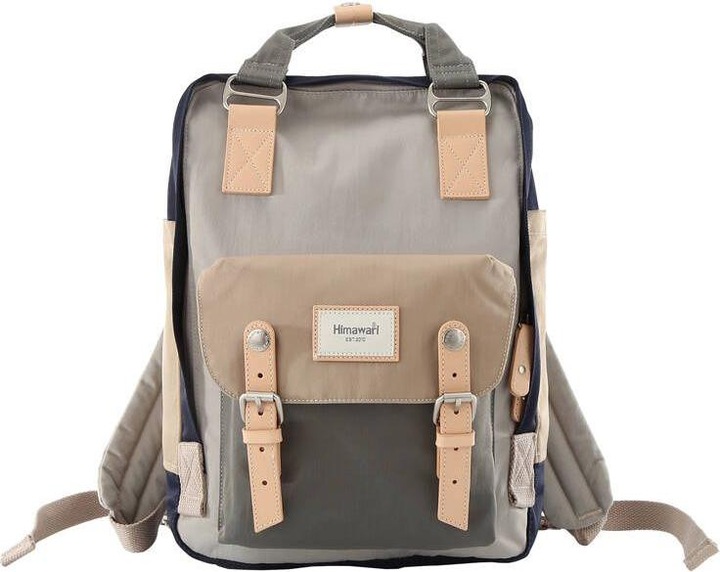 Himawari 188L 14" laptop backpack (gray-beige) (16 l)