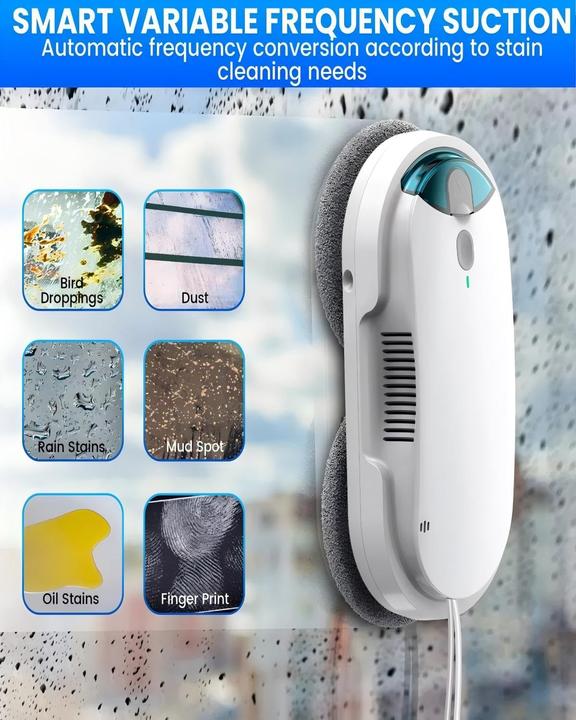 Produktbild Hixzap Fensterputzroboter mit Ultraschall-Wasserstrahl