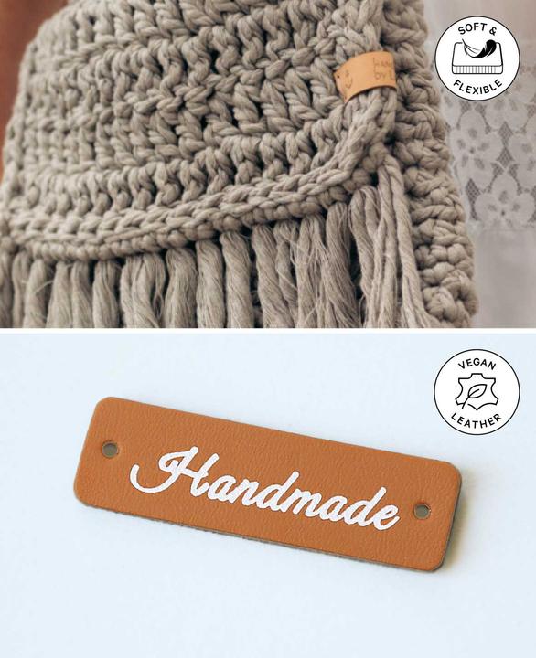 Immagine prodotto I Am Creative Handmade Label, braun/weiss