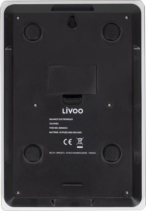 Image du produit Livoo Balance de cuisine électronique