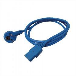 Image du produit Roline Câble d'alimentation CEE 7/7 (M) coudé à IEC 60320 C13 droit (1.80 m)