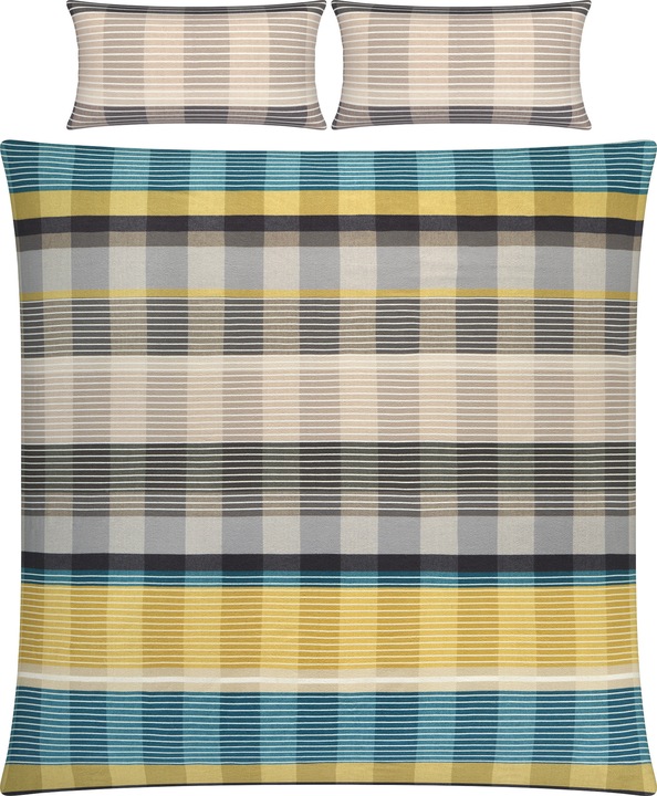 Actual product image Erwin Müller Mix & Match "Check" bed linen (Duvet cover, 40 x 80 cm, 200 x 220 cm)